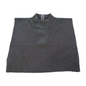 Vintage Collectif Mock Neck Dickey Collar Turtleneck Half Tops Mock Sleeveless